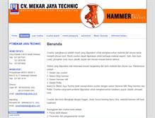 Tablet Screenshot of coalcrusherhammer.com